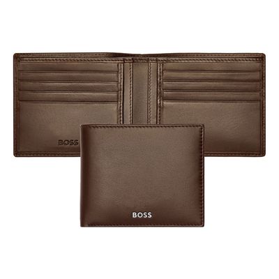 Boss HLW403Y Men's Wallet-Classic Smooth – Brown