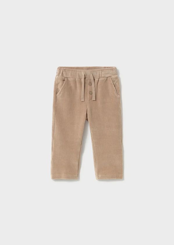 Mayoral 2110/2542 Baby Boy's Long Sleeve Shirt & Corduroy Pants Set 2PC – Nata- Toffee