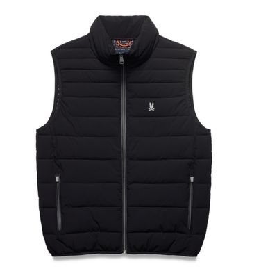 Psycho Bunny MO1100095 LINUS Men's Puffer Vest