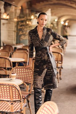 Frank Lyman 263215 Women's Leopard Print Dress