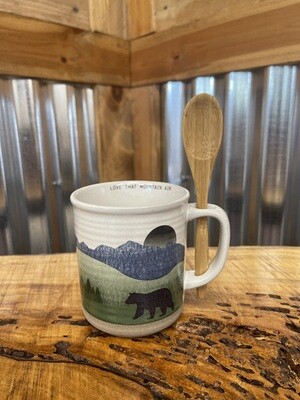 Mug- In The Woods w/ Spoon