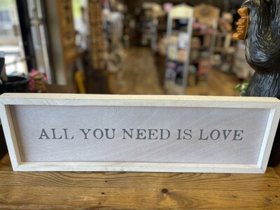 All you need is Love Wood Board