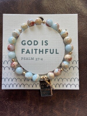 G&amp;T God Is Faithful Bracelet 