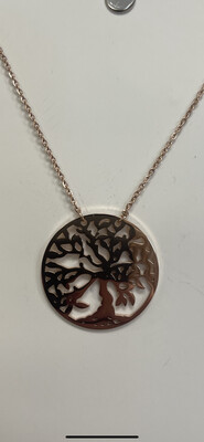 Tree of Life Disk Necklace