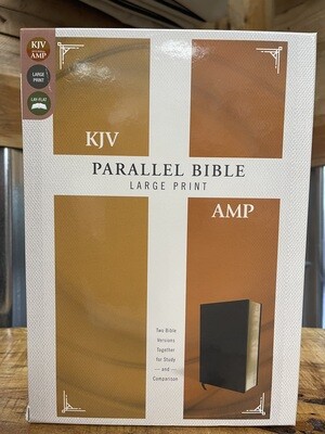 KJV Amp/ Parallel Lg Print Bible ( Black)