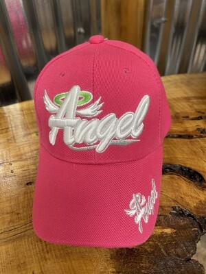Girls Angel Hat- Hot Pink