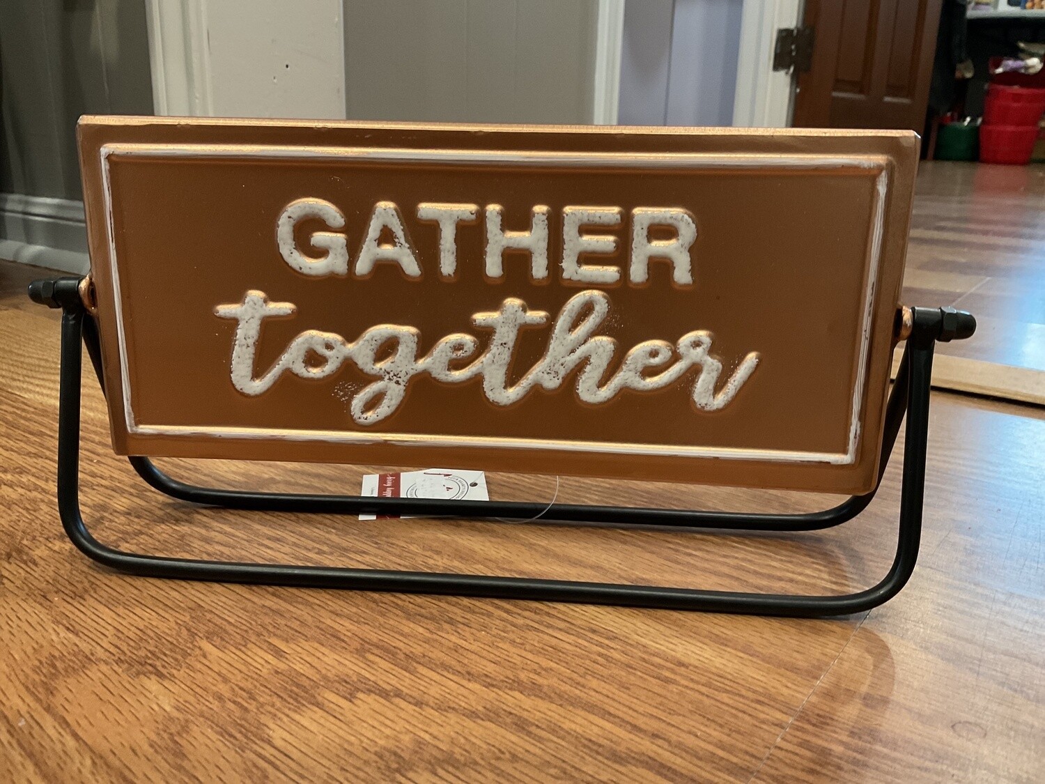 Two Sided metal sign