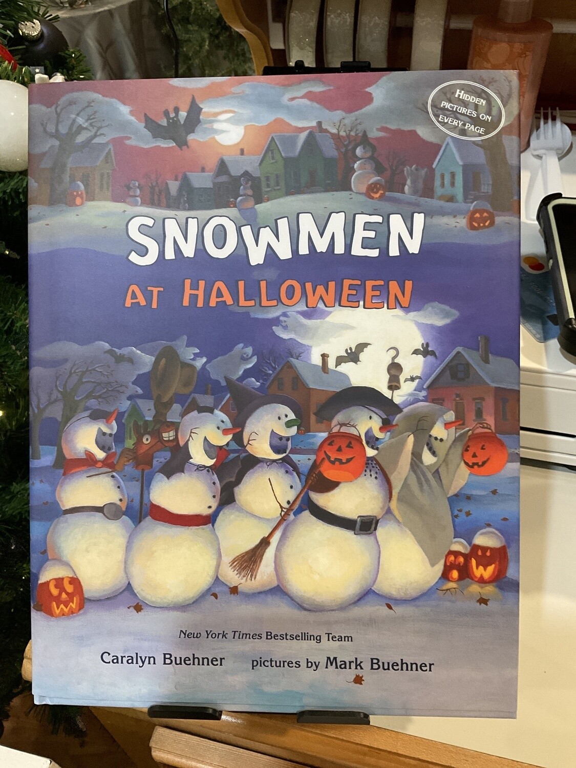 Snowman at Halloween