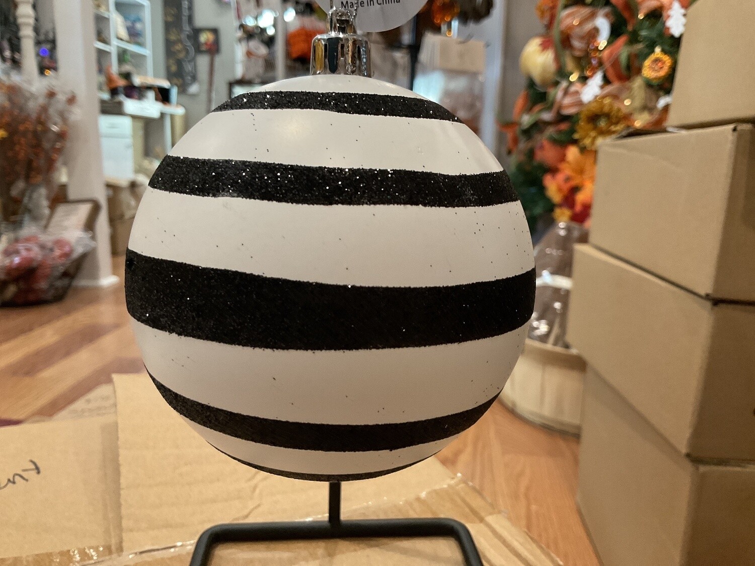 Black and white ornament