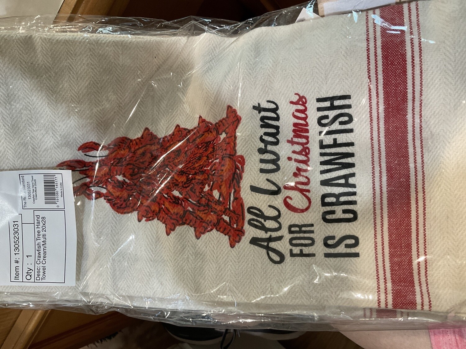 Crawfish tree, hand towel