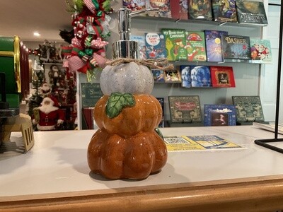 Pumpkin soap pump