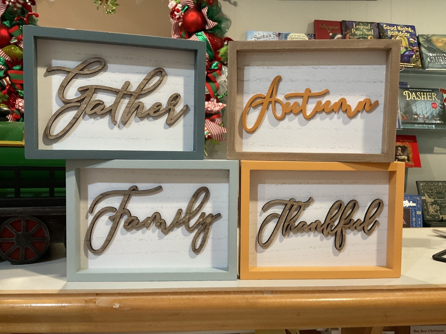 Fall farm market box sign