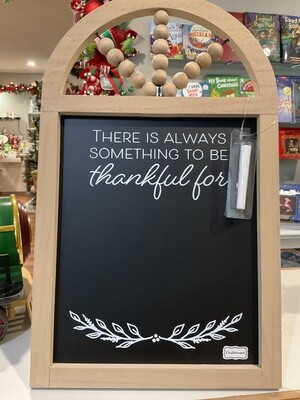 Wood window chalkboard, wall sign