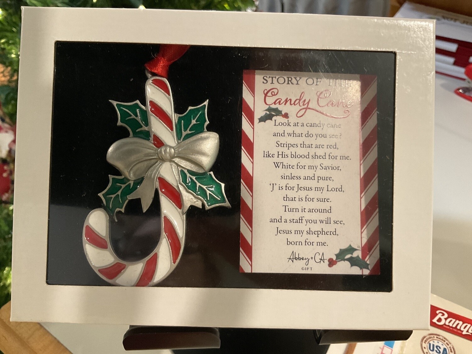 Candy, cane ornament