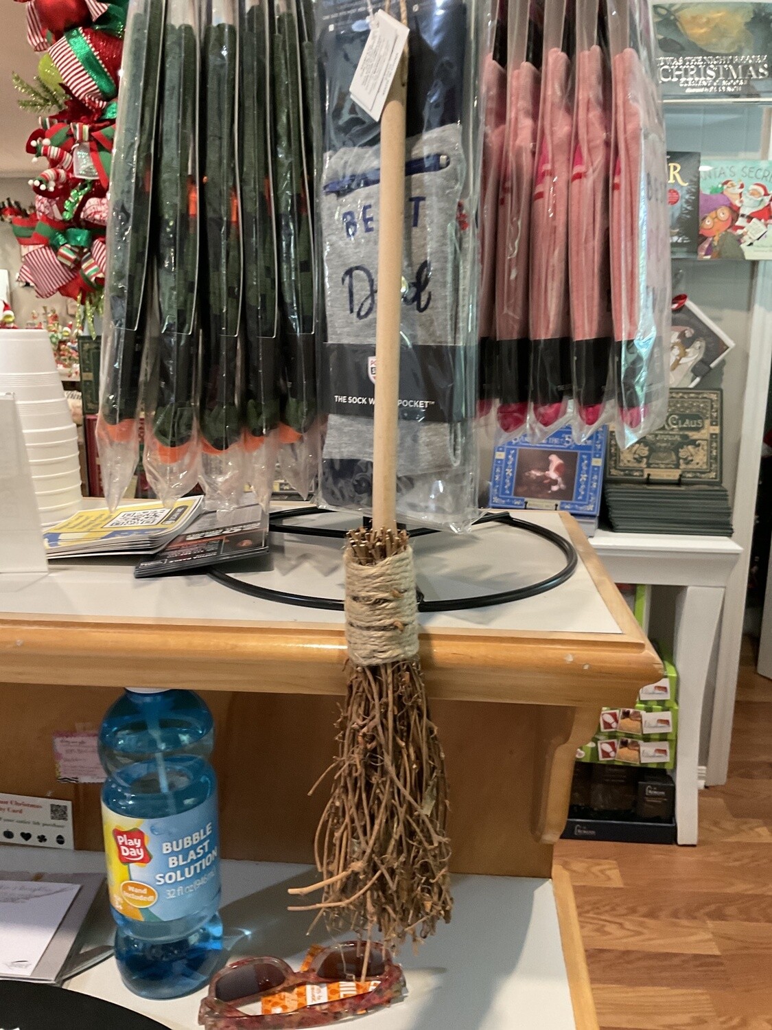 Wooden broom