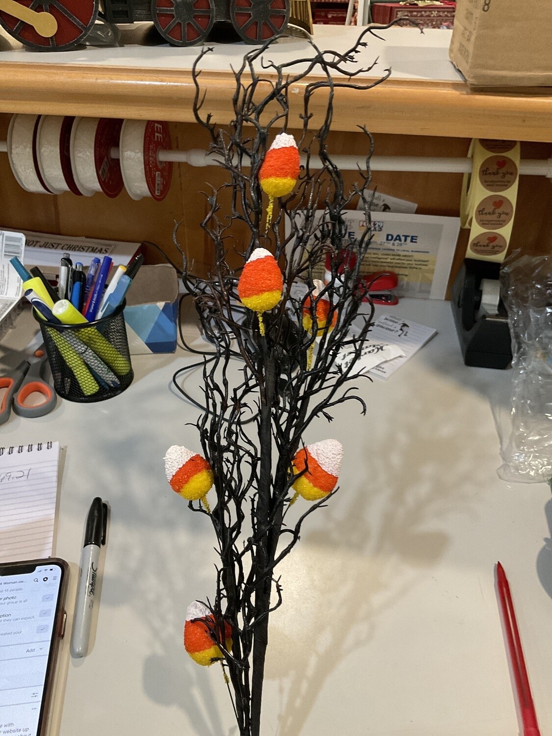 Twig &amp; Candy Corn pick