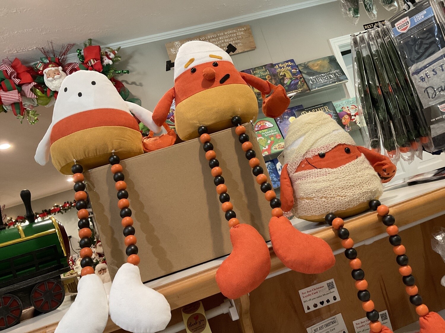 Candy corn costume sitters