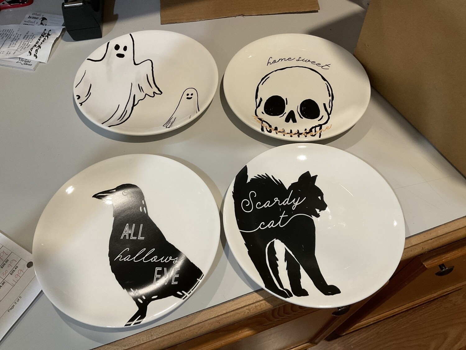 Halloween plate