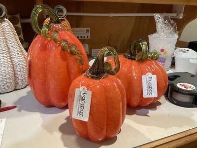 Glass, traditional, pumpkin