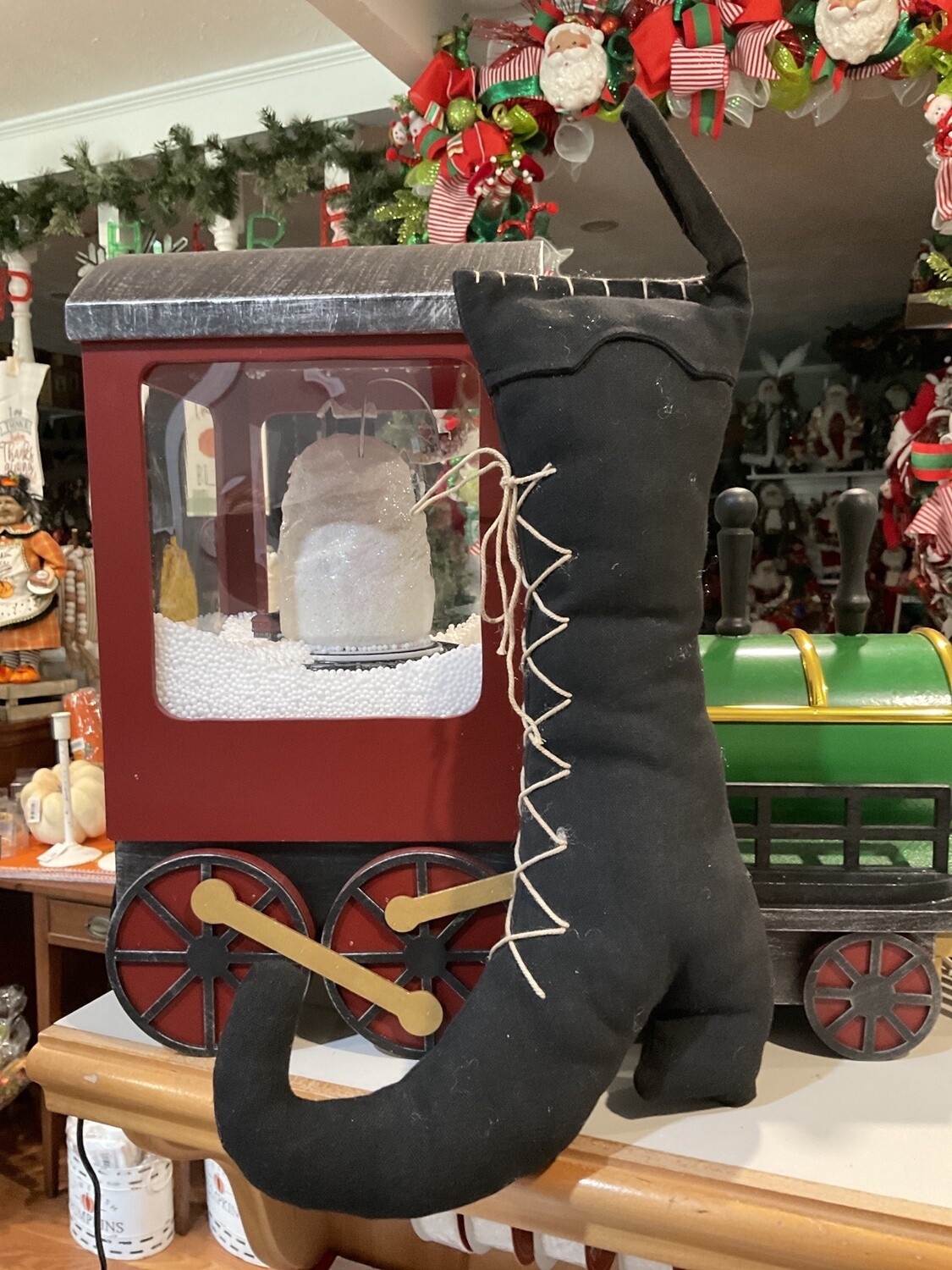 Fabric witch boot