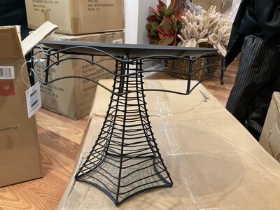 Halloween metal table top serving pedestal
