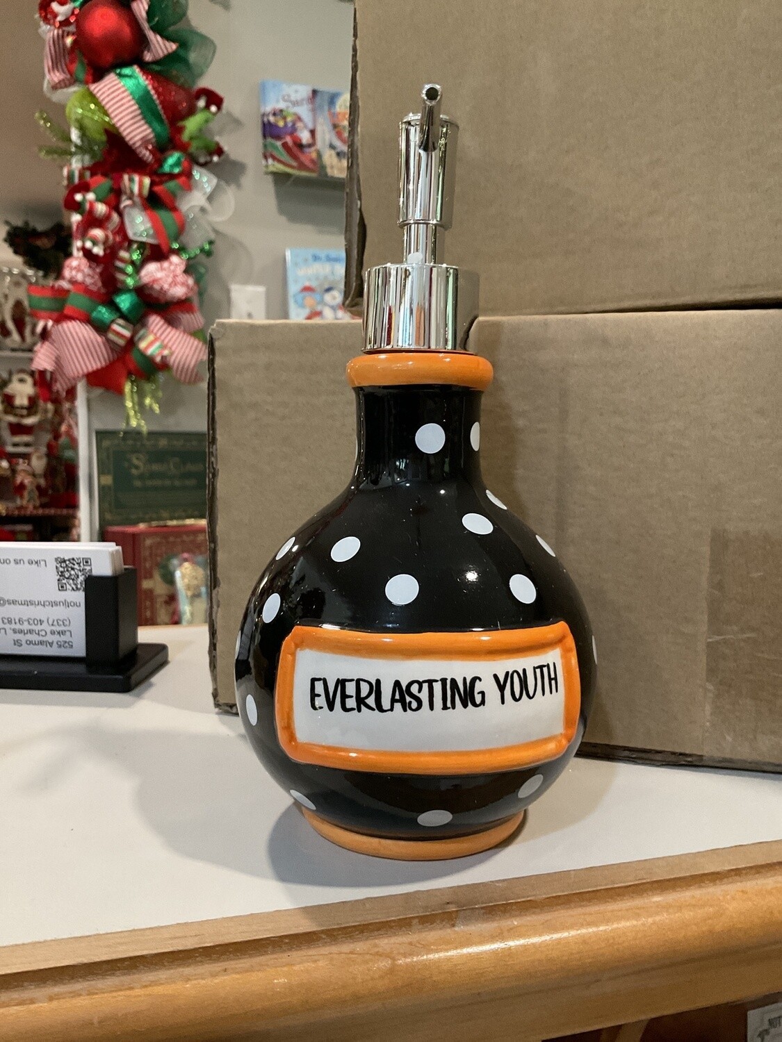 Halloween lotion dispenser