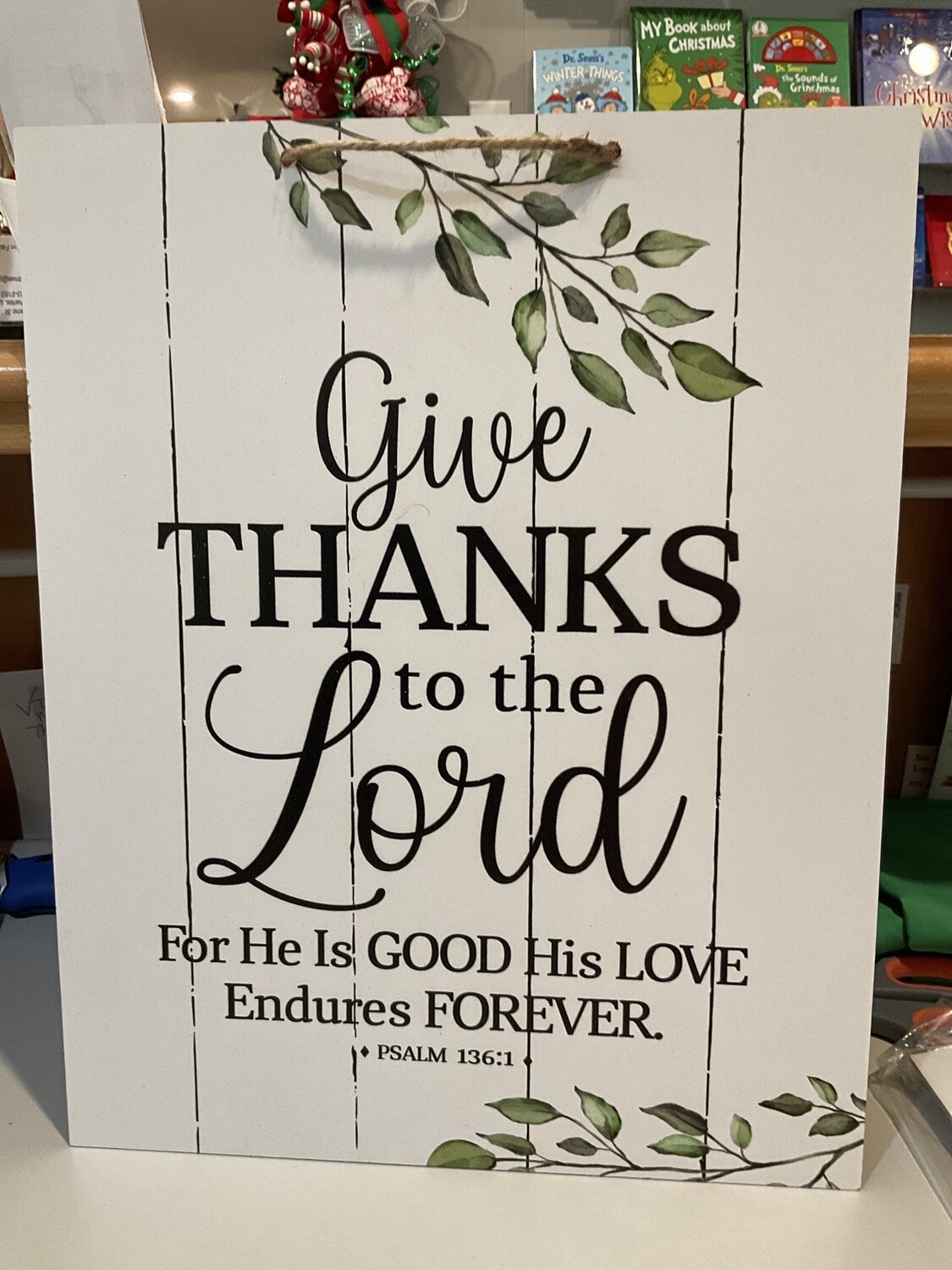 Give Thanks Sign