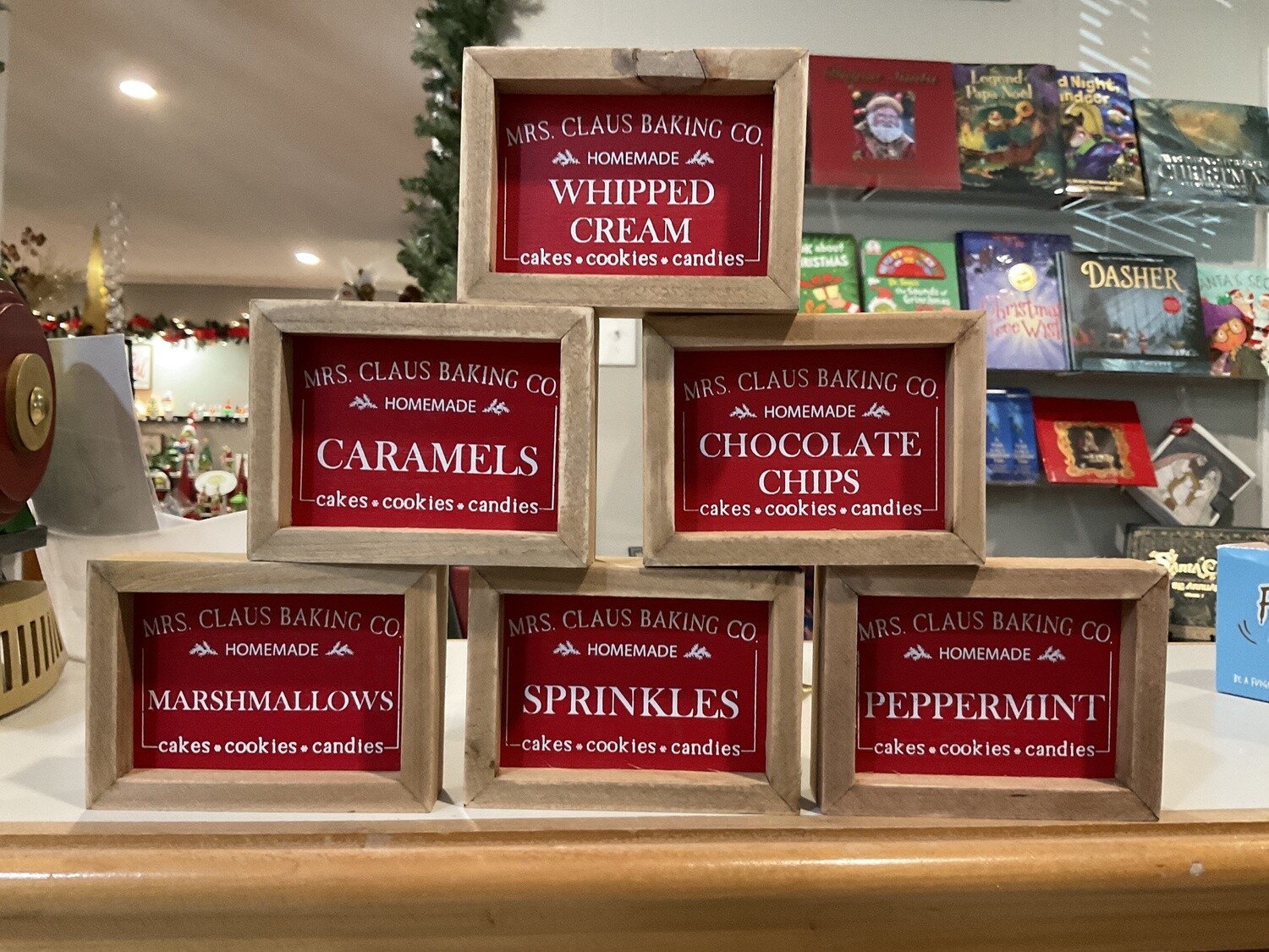 Cocoa &amp; cookies table top sign