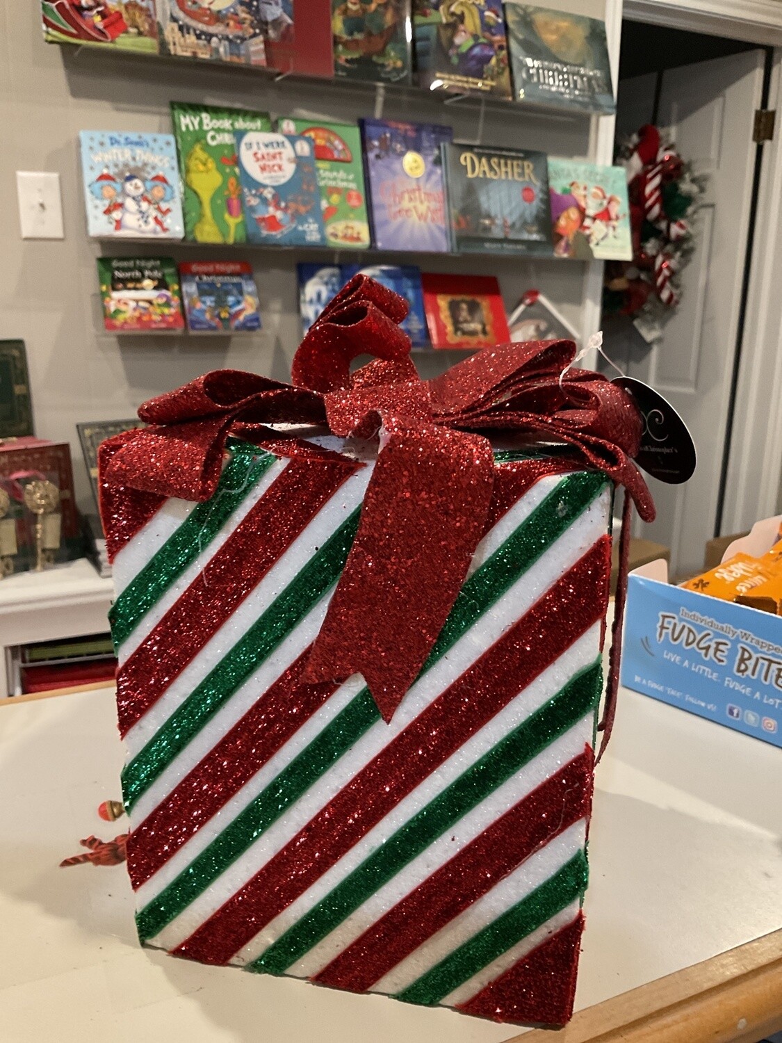 Stacking all these gift boxes