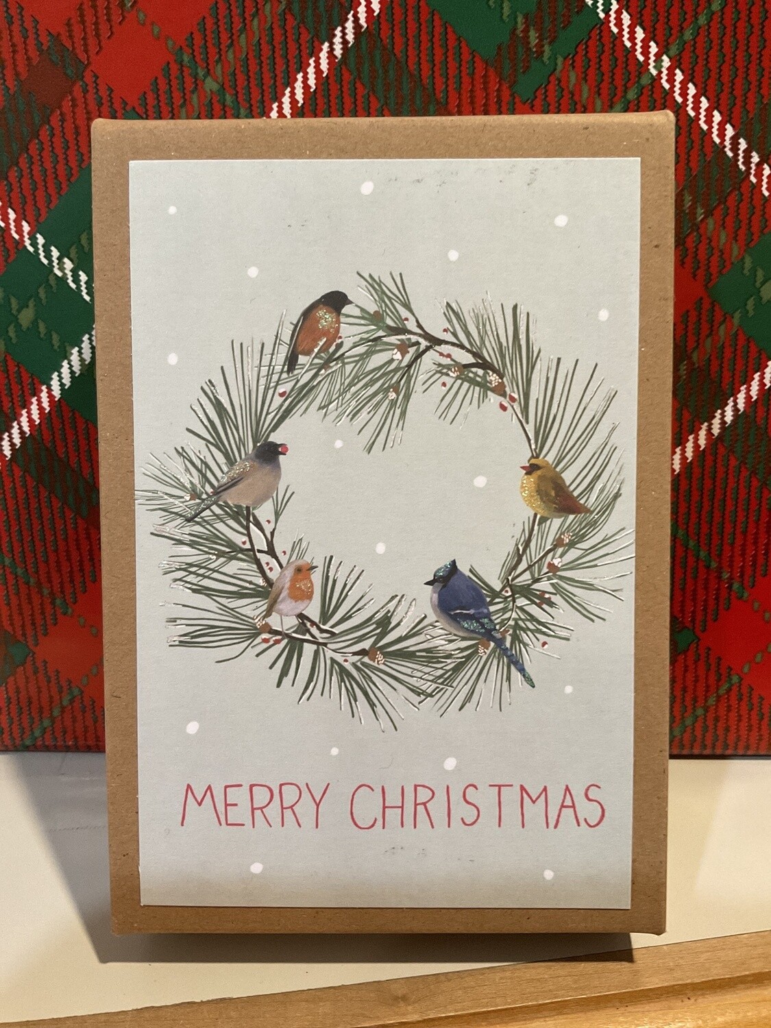 Birds all around card