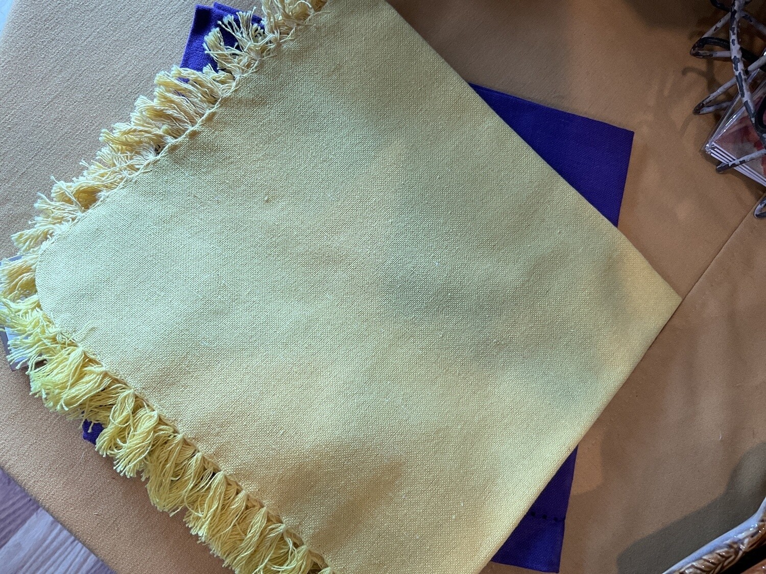 Yellow napkin