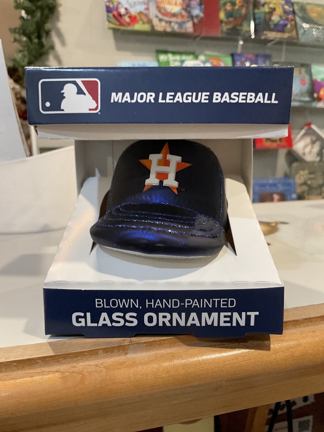 Astros hat ornament