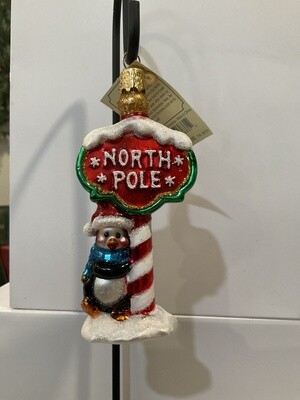 North Pole ornament