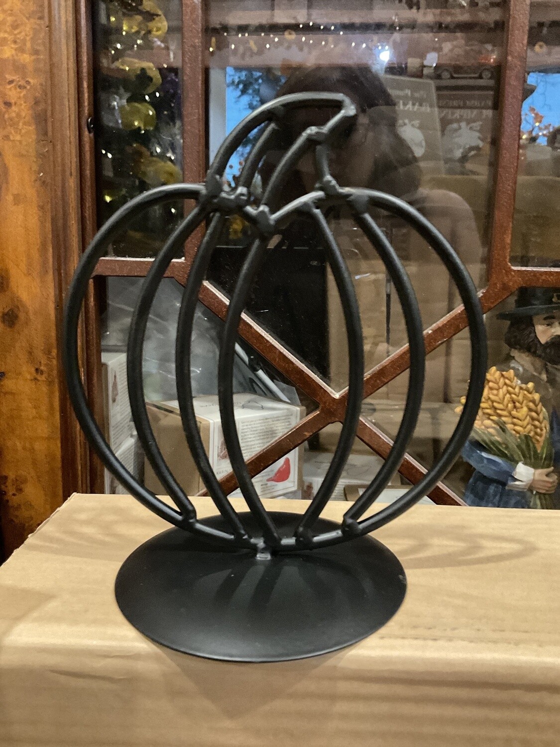 small metal, pumpkin