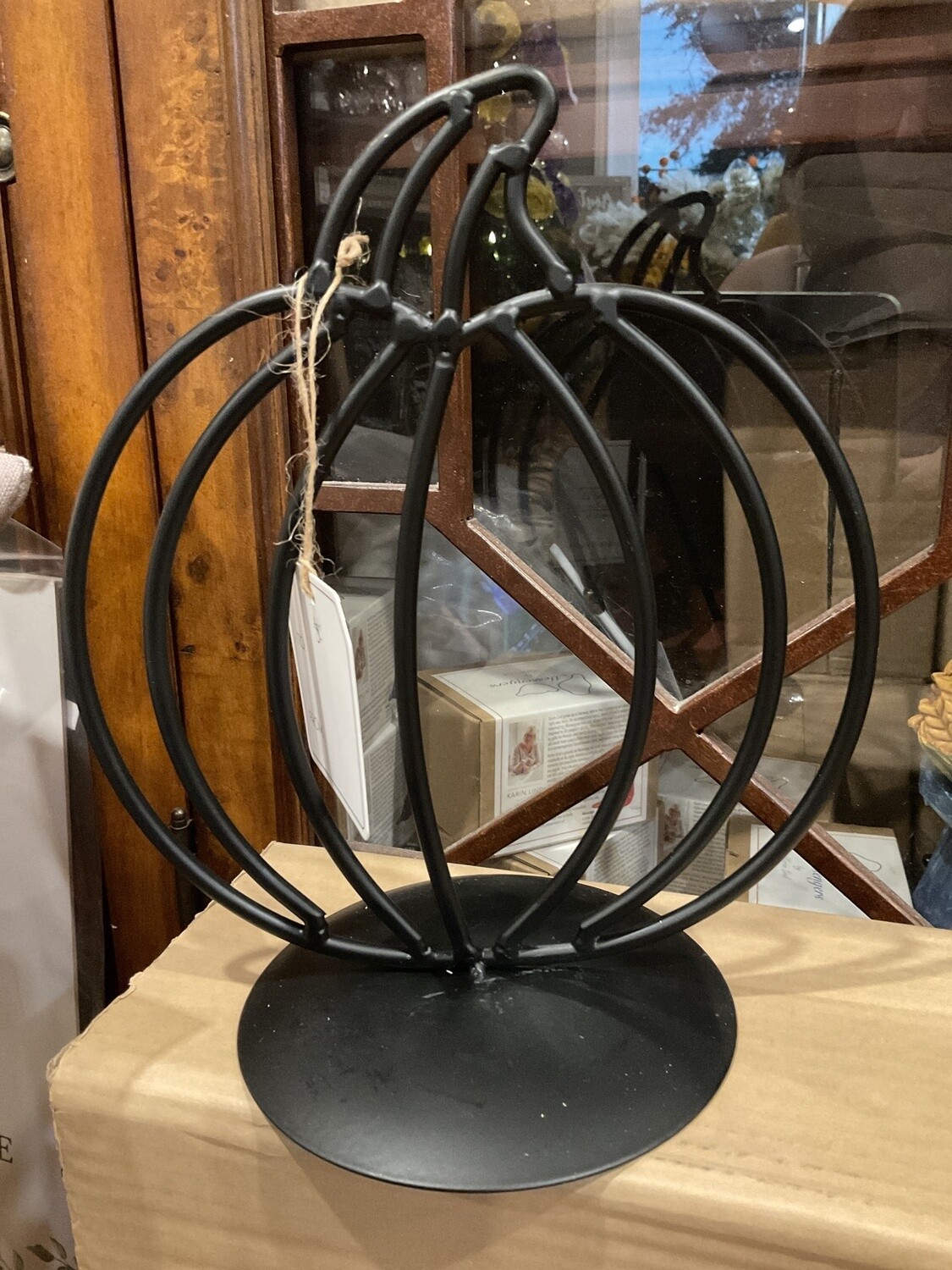Metal black, pumpkin large