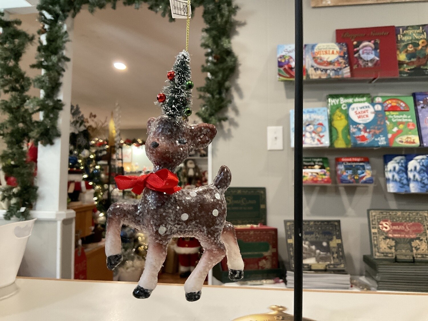 Retro Reindeer ornament
