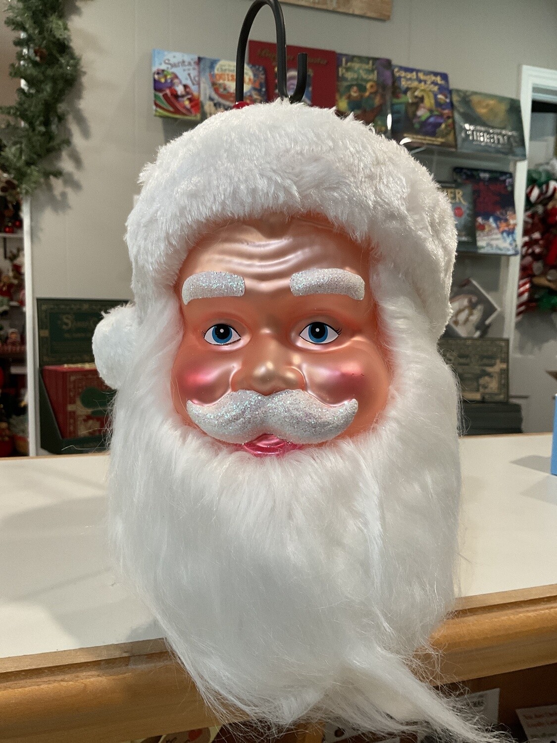 Oversize Santa ornament