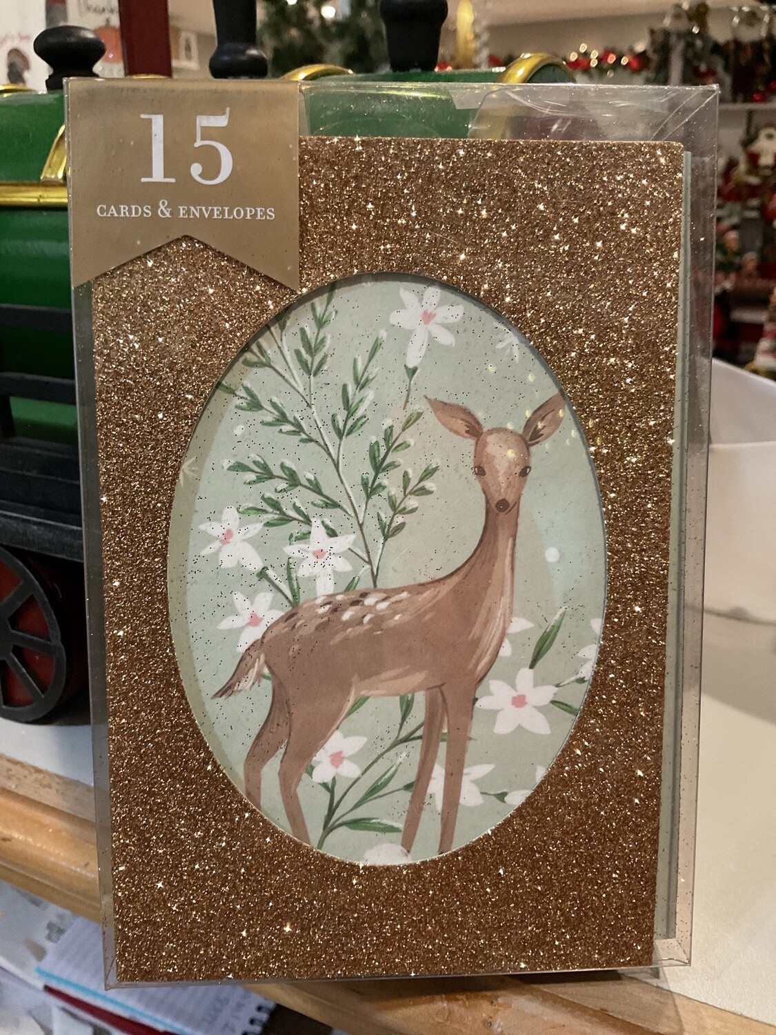 Woodland, glistening card