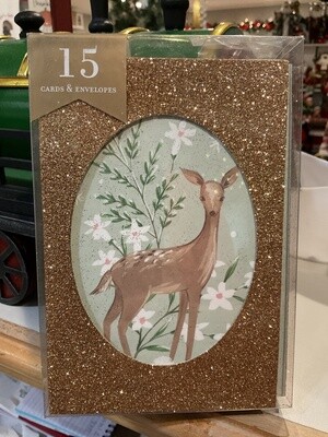Woodland, glistening card