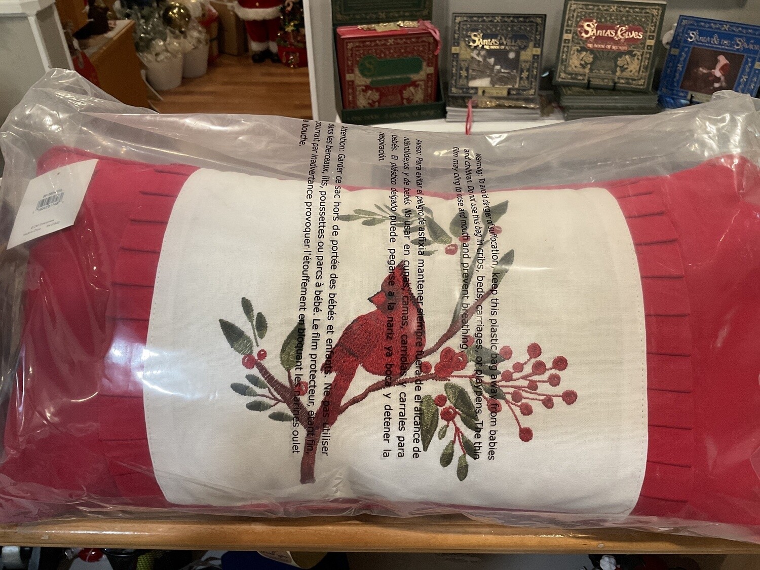 Cardinal Pillow