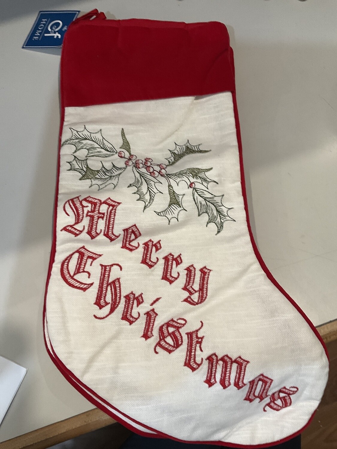 Wenham Holly Christmas Stocking