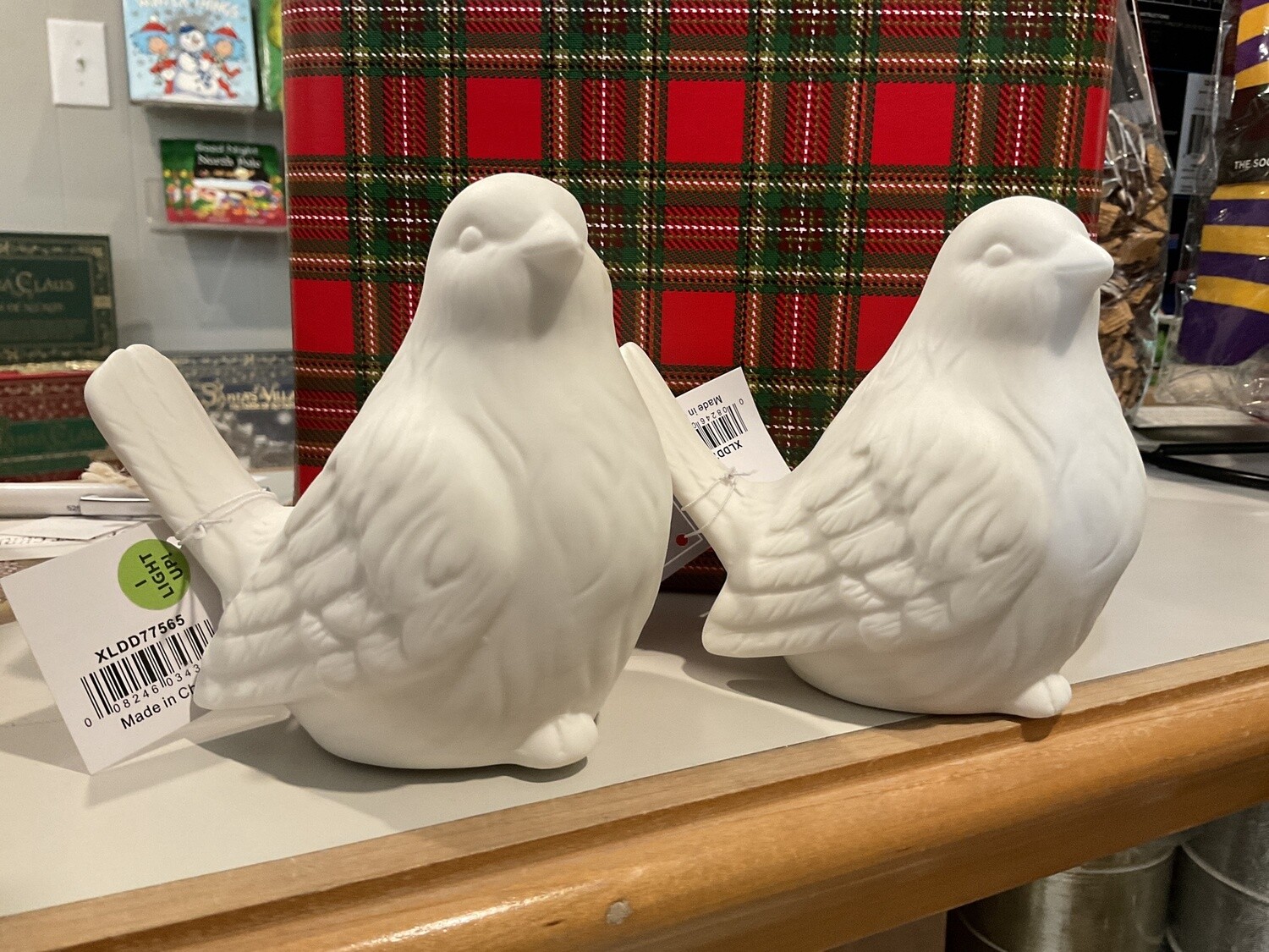 Large Sitting LED Bird Figure