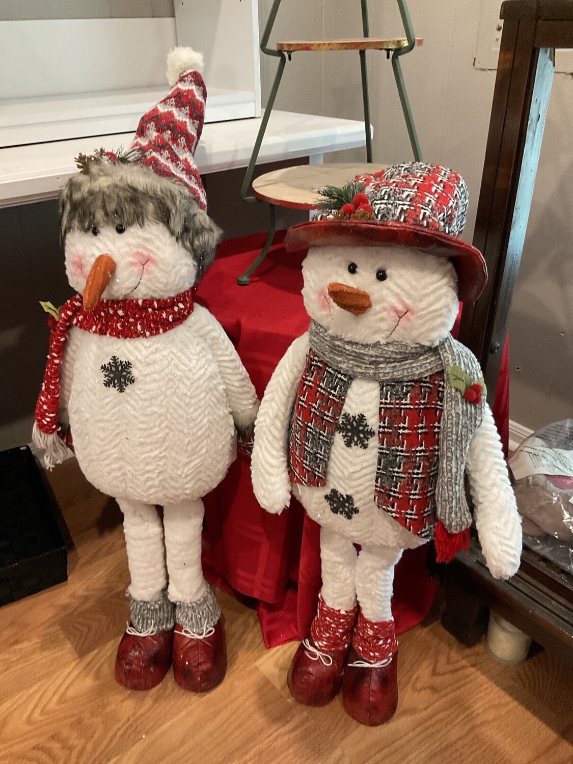 Lighted Plush holiday Snowman