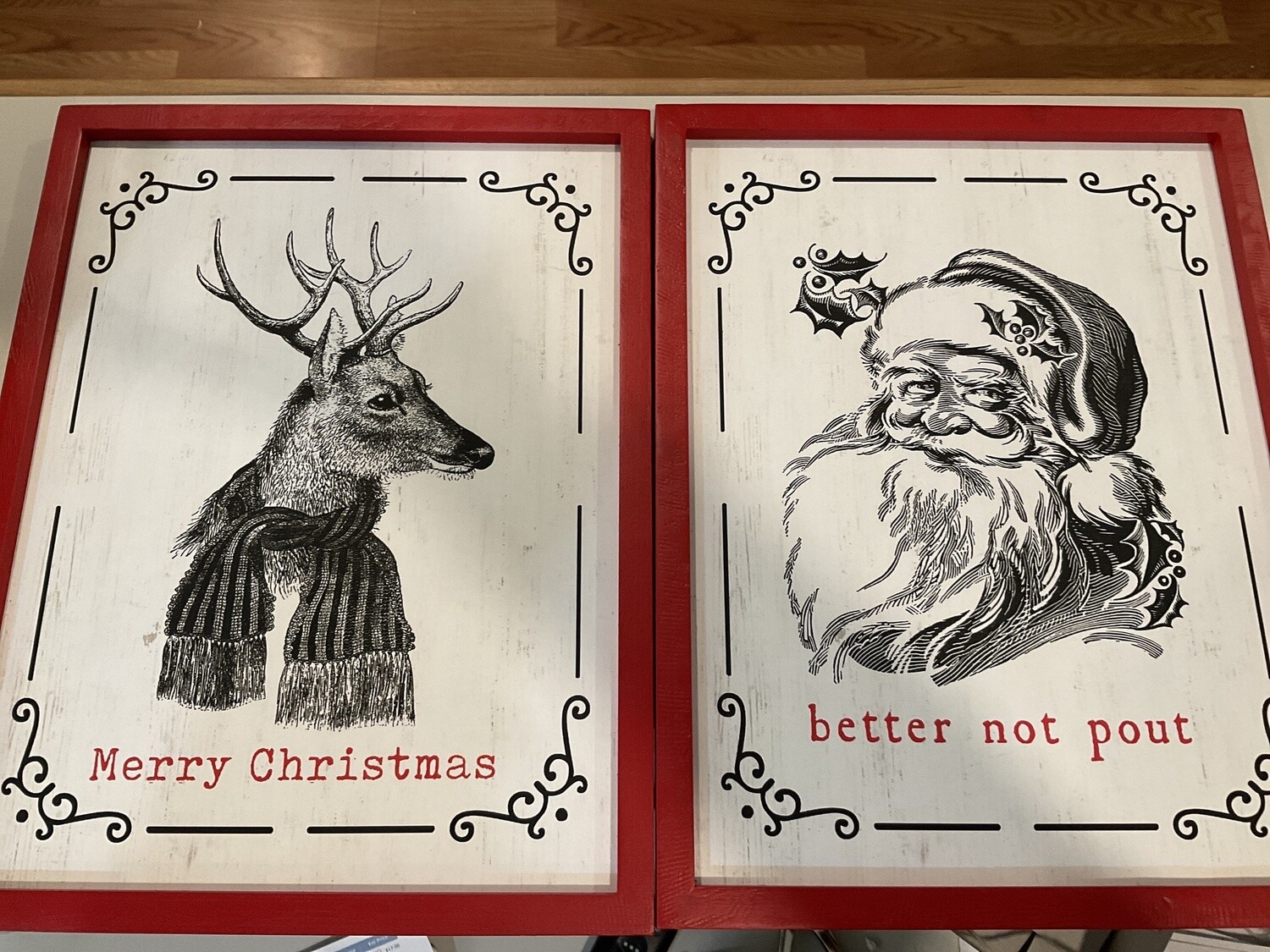 Santa or reindeer picture