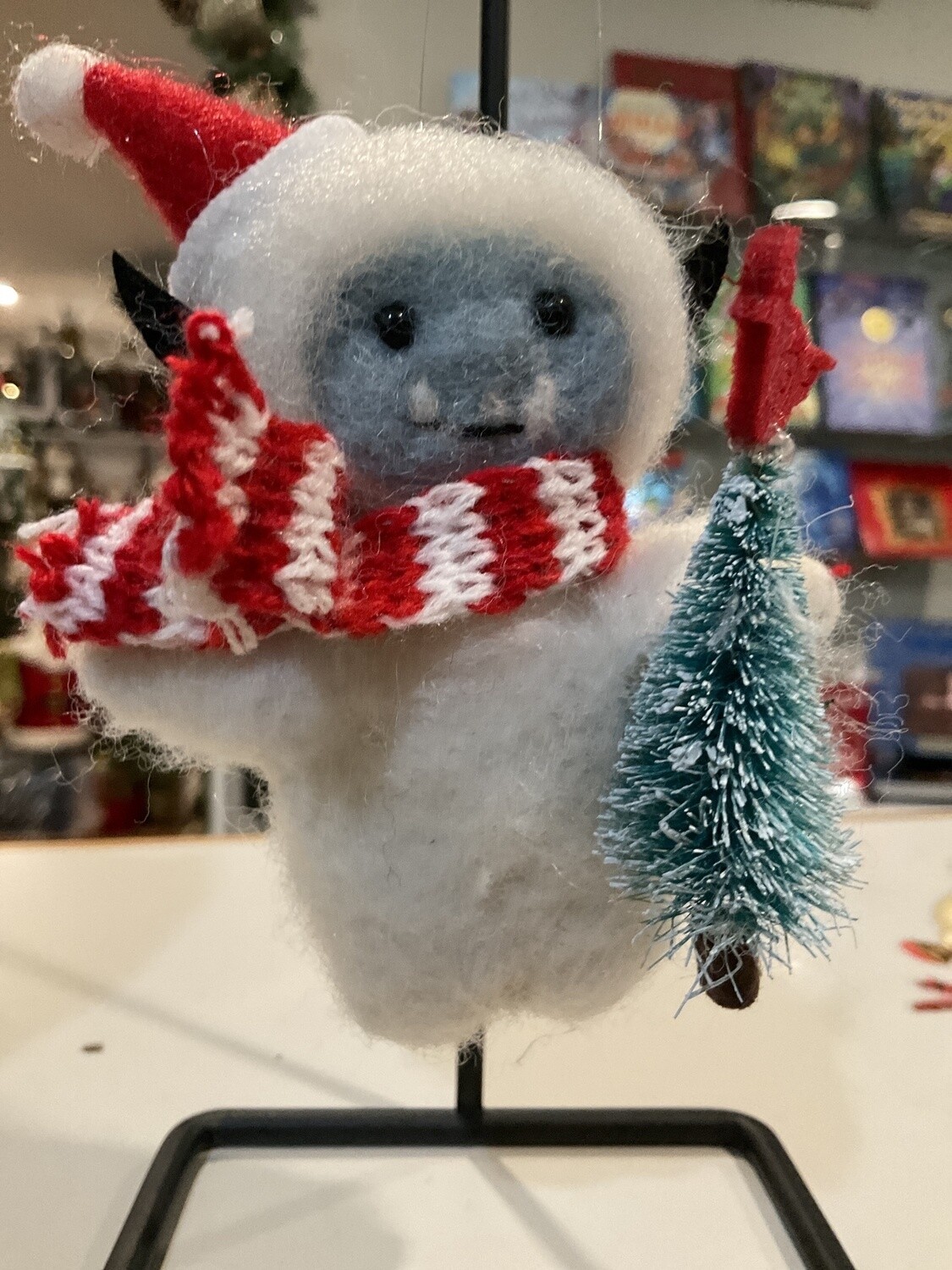 Christmas abominable yeti