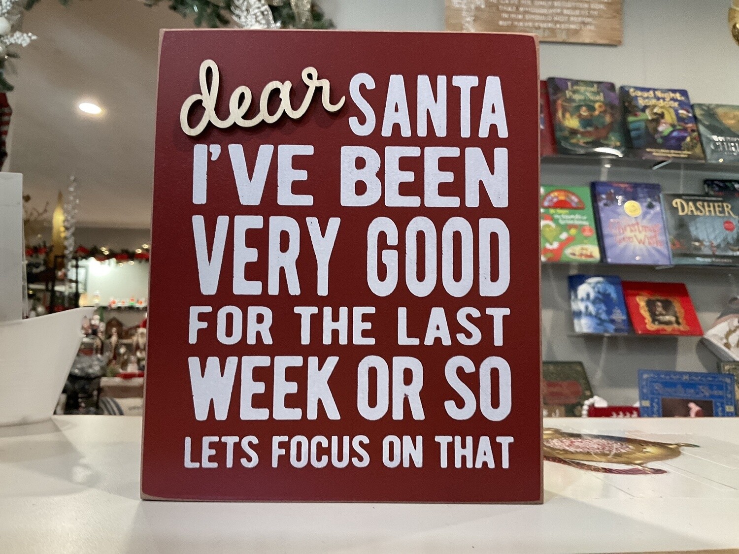 Dear Santa, I’ve been very good….