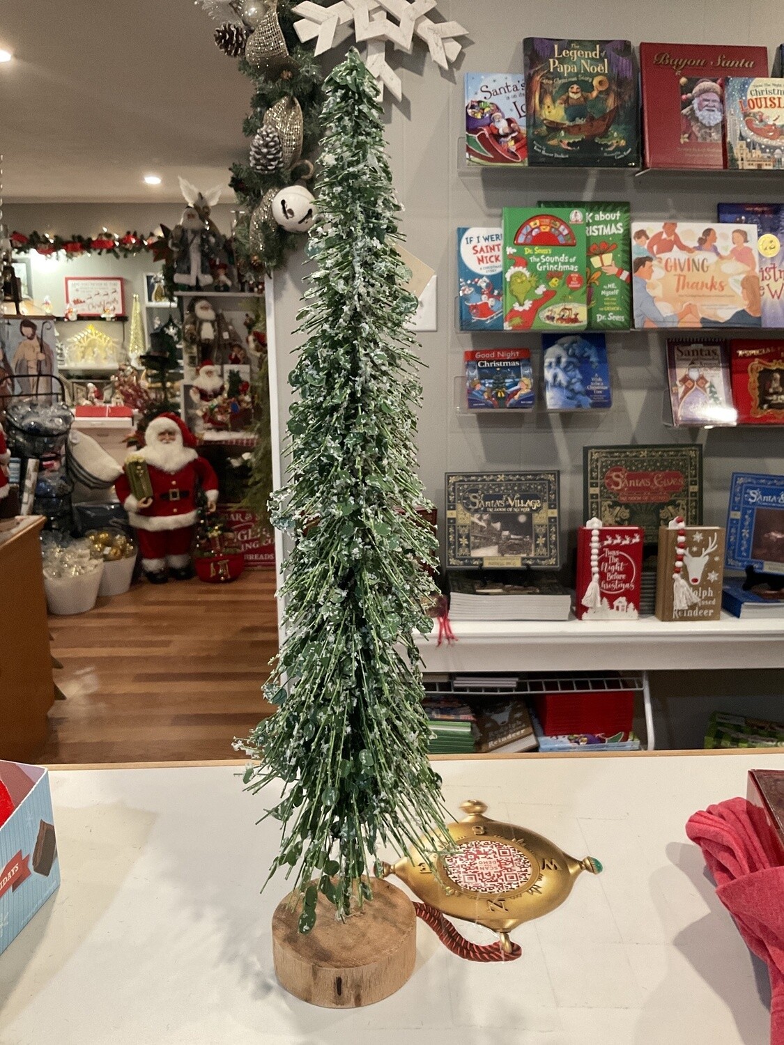 Icy Boxwood Brush Tree large