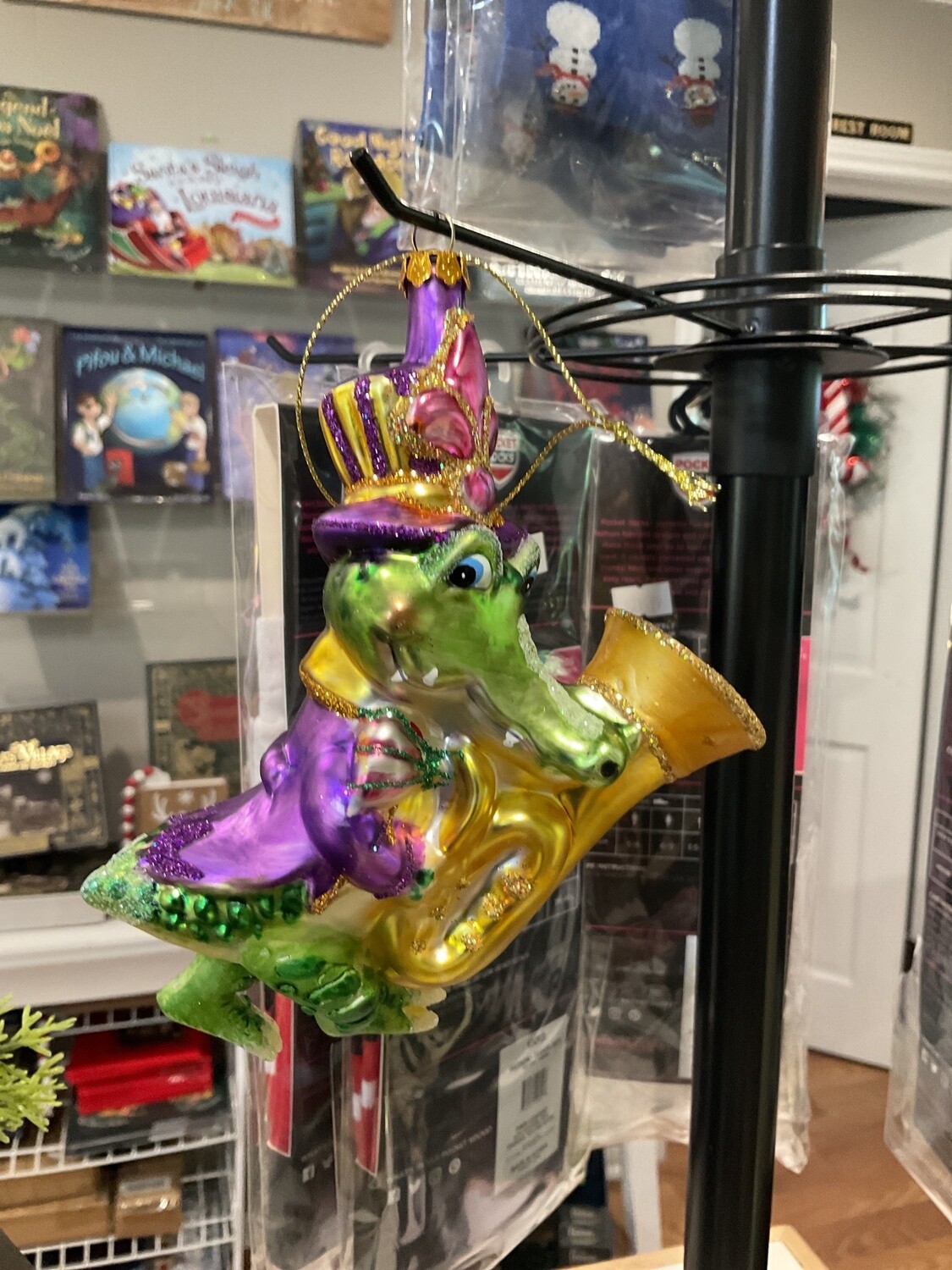 Gator with instrument
