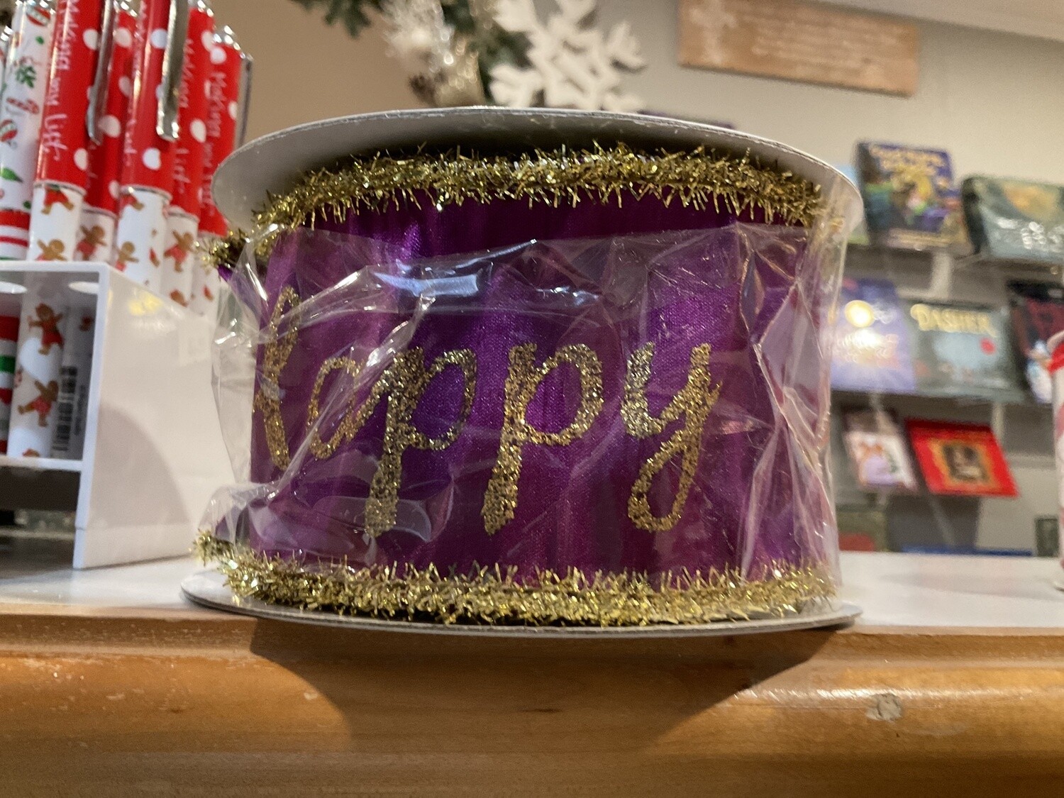 Happy Mardi Gras ribbon