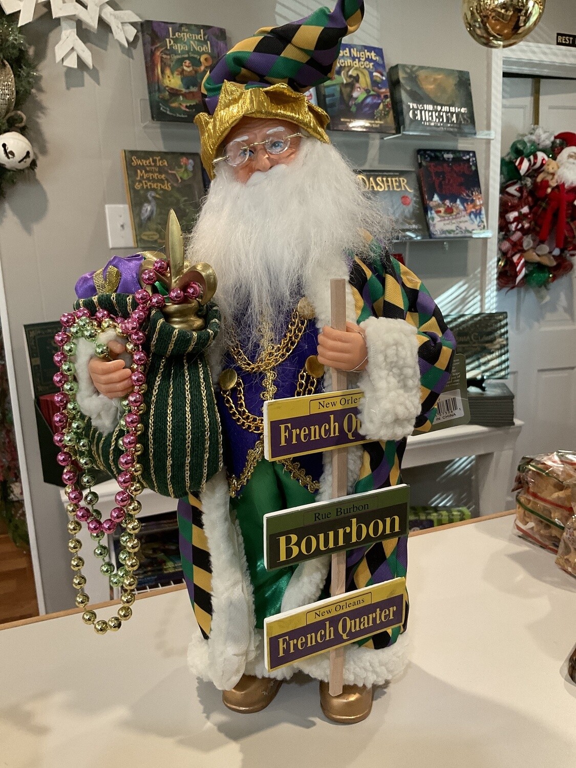 Mardi Gras Santa
